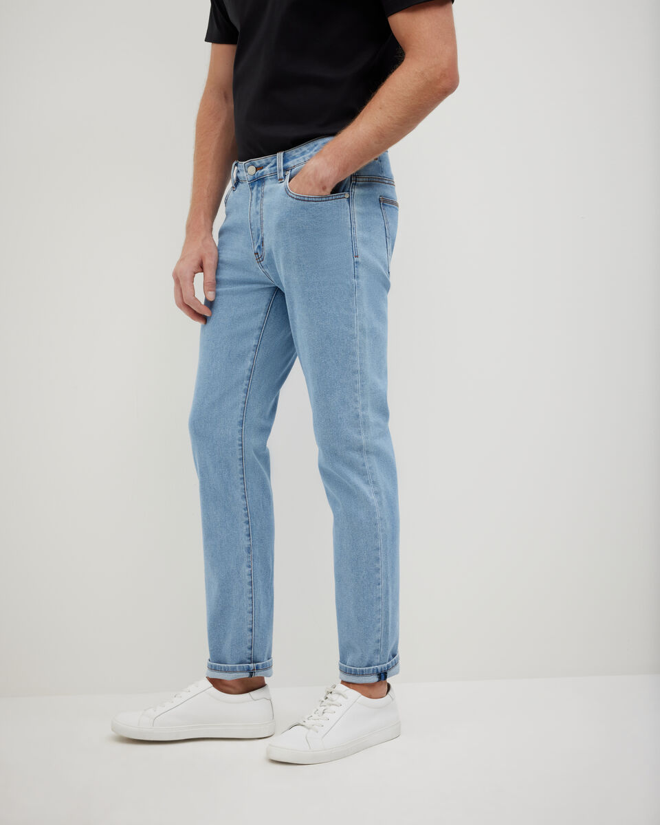 Better Denim Straight Leg Jeans, Light Indigo, hi-res